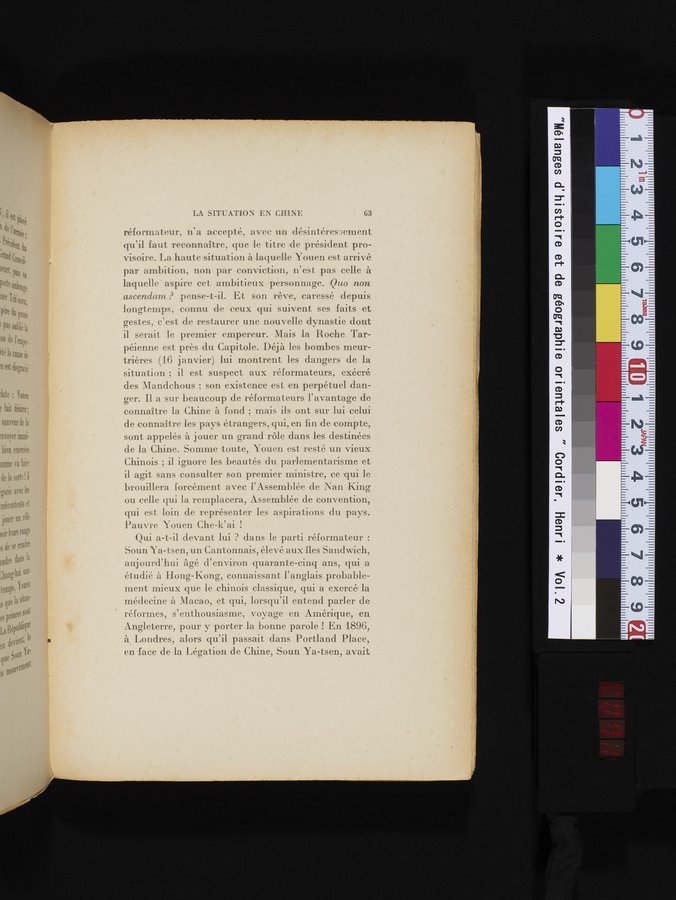Mélanges d'Histoire et de Géographie Orientales : vol.2 / 71 ページ（カラー画像）