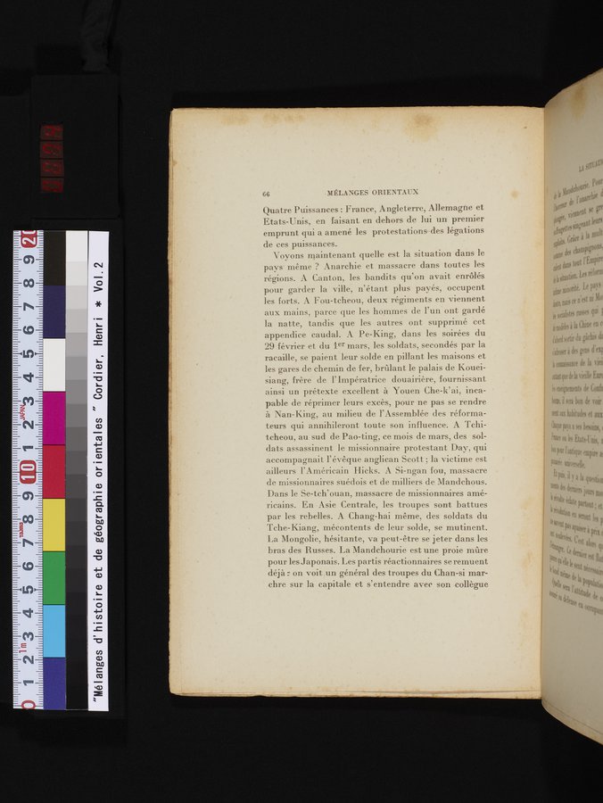 Mélanges d'Histoire et de Géographie Orientales : vol.2 / 74 ページ（カラー画像）