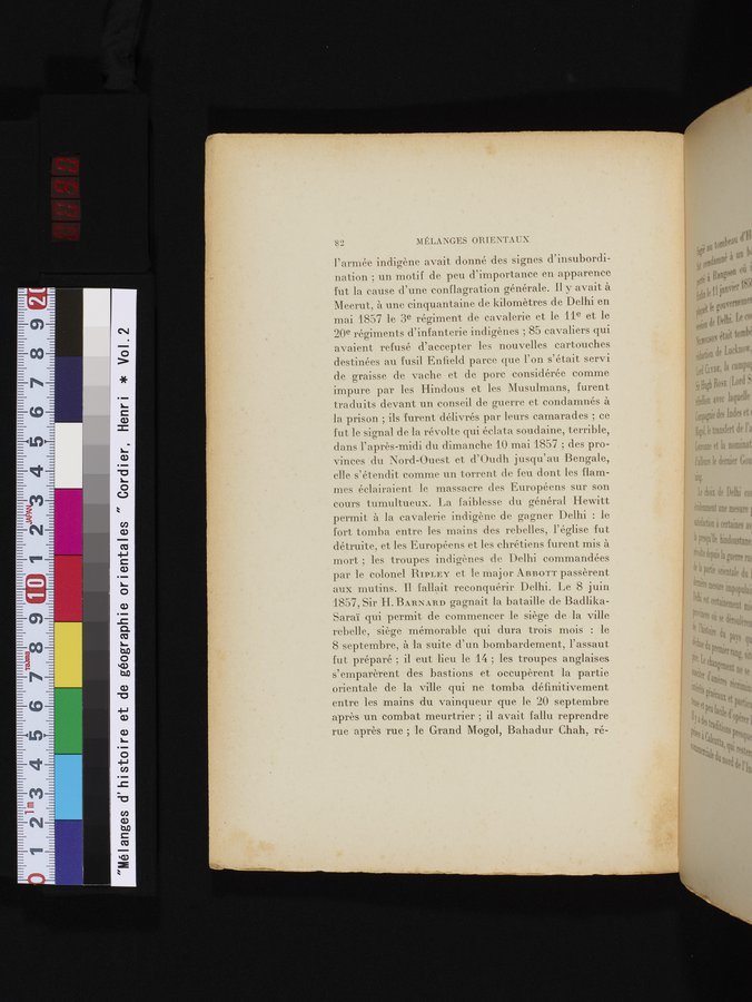 Mélanges d'Histoire et de Géographie Orientales : vol.2 / 90 ページ（カラー画像）