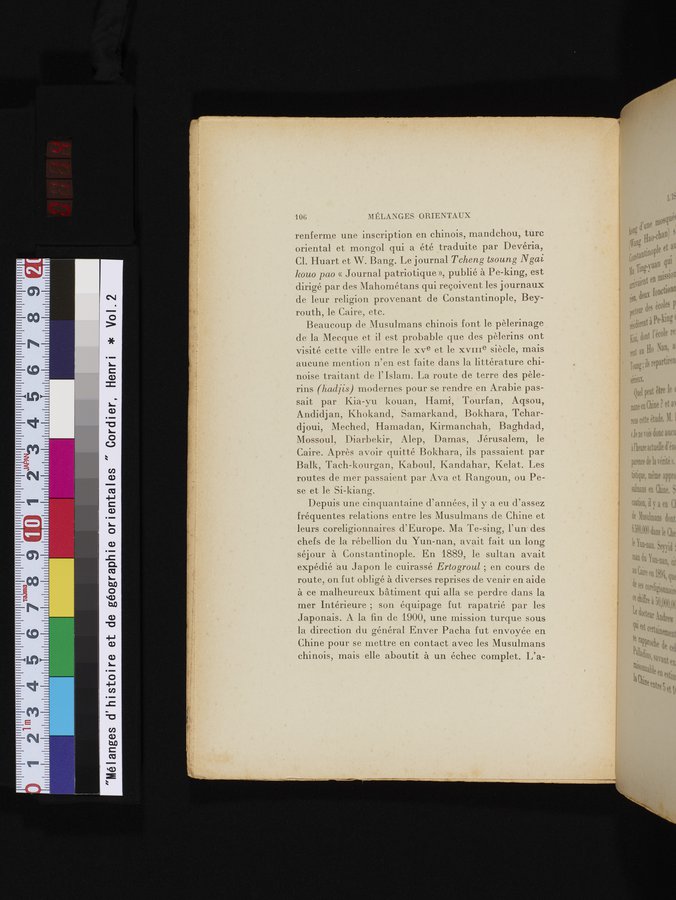 Mélanges d'Histoire et de Géographie Orientales : vol.2 / 114 ページ（カラー画像）