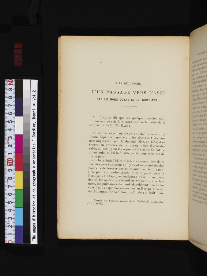 Mélanges d'Histoire et de Géographie Orientales : vol.2 / 116 ページ（カラー画像）