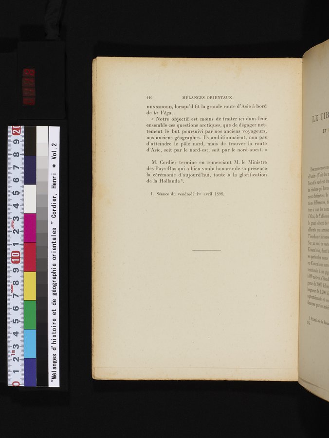 Mélanges d'Histoire et de Géographie Orientales : vol.2 / 118 ページ（カラー画像）