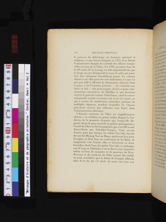 Mélanges d'Histoire et de Géographie Orientales : vol.2 / 126 ページ（カラー画像）