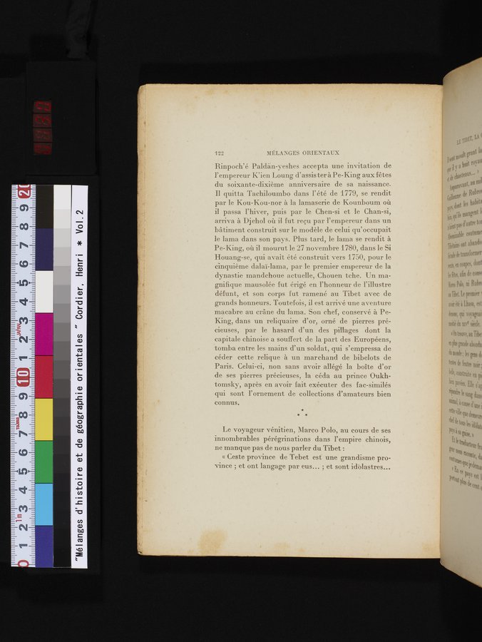 Mélanges d'Histoire et de Géographie Orientales : vol.2 / 130 ページ（カラー画像）