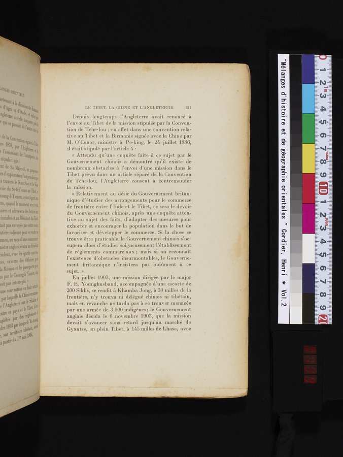 Mélanges d'Histoire et de Géographie Orientales : vol.2 / 139 ページ（カラー画像）