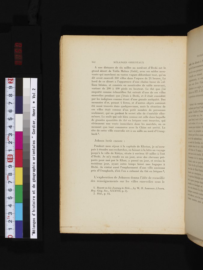 Mélanges d'Histoire et de Géographie Orientales : vol.2 / 150 ページ（カラー画像）