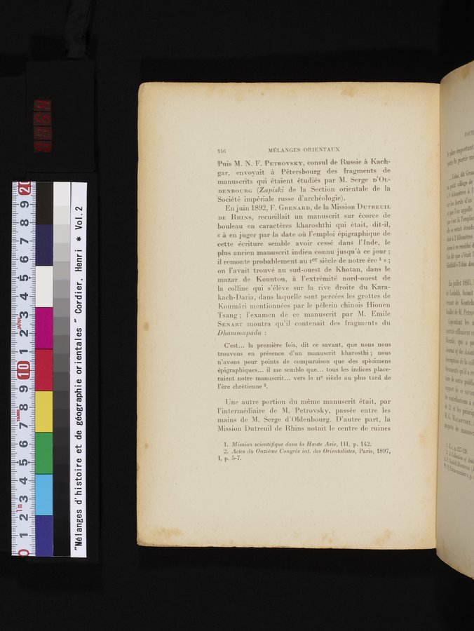 Mélanges d'Histoire et de Géographie Orientales : vol.2 / 154 ページ（カラー画像）