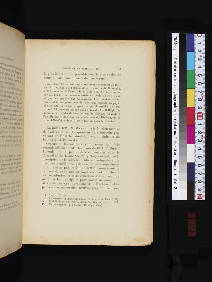 Mélanges d'Histoire et de Géographie Orientales : vol.2 / 155 ページ（カラー画像）