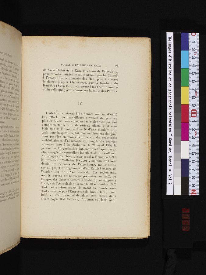Mélanges d'Histoire et de Géographie Orientales : vol.2 / 161 ページ（カラー画像）
