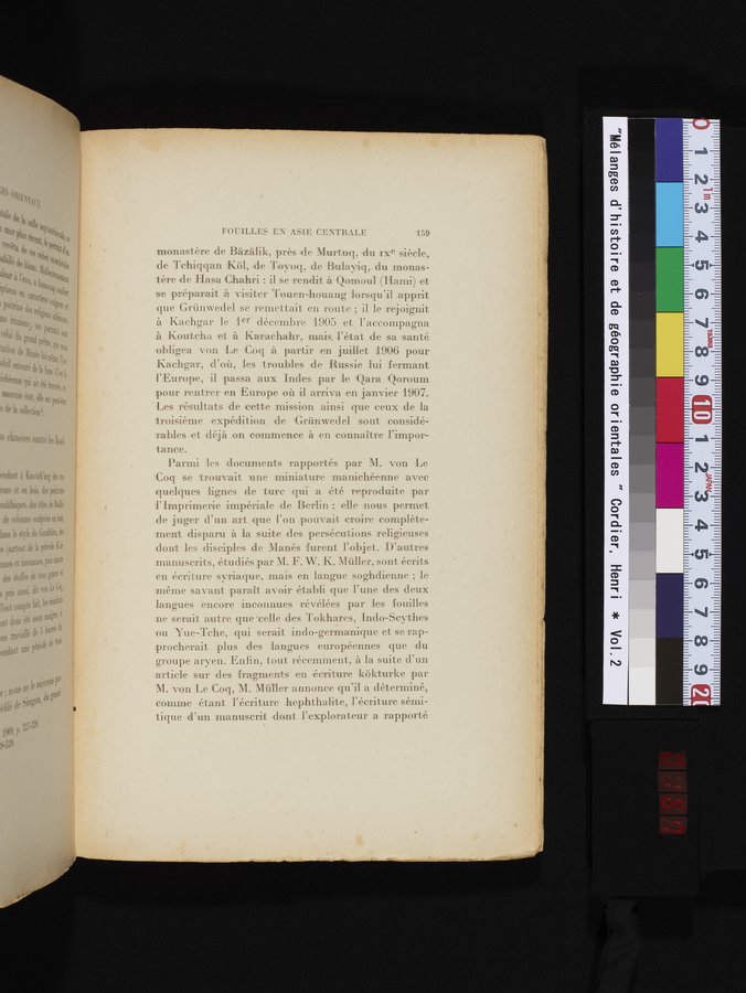 Mélanges d'Histoire et de Géographie Orientales : vol.2 / 167 ページ（カラー画像）
