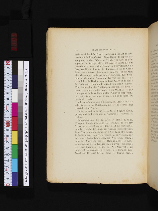 Mélanges d'Histoire et de Géographie Orientales : vol.2 / 186 ページ（カラー画像）