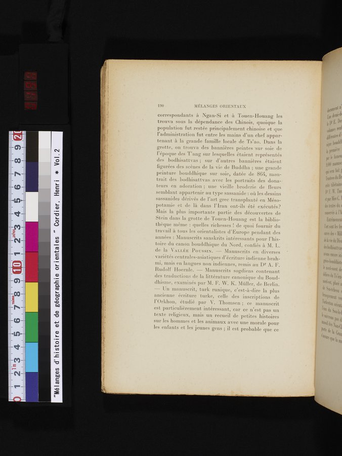 Mélanges d'Histoire et de Géographie Orientales : vol.2 / 198 ページ（カラー画像）