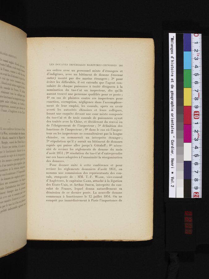 Mélanges d'Histoire et de Géographie Orientales : vol.2 / 211 ページ（カラー画像）