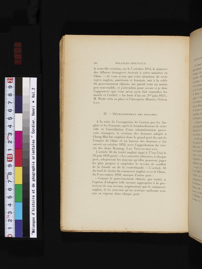 Mélanges d'Histoire et de Géographie Orientales : vol.2 / 212 ページ（カラー画像）