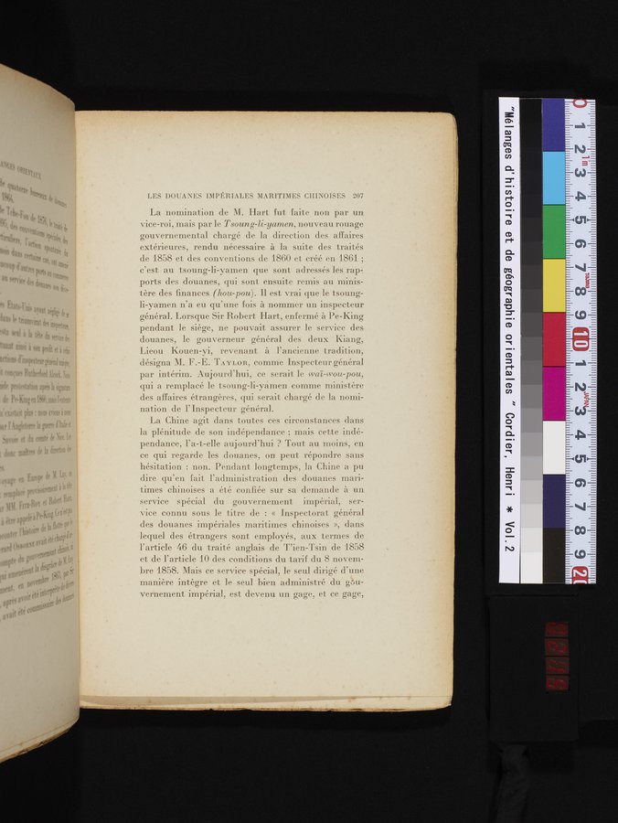 Mélanges d'Histoire et de Géographie Orientales : vol.2 / 215 ページ（カラー画像）