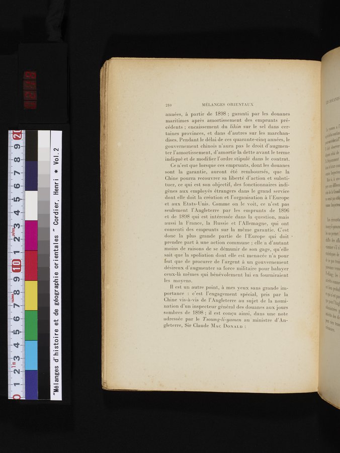 Mélanges d'Histoire et de Géographie Orientales : vol.2 / 218 ページ（カラー画像）