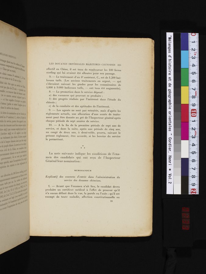 Mélanges d'Histoire et de Géographie Orientales : vol.2 / 233 ページ（カラー画像）