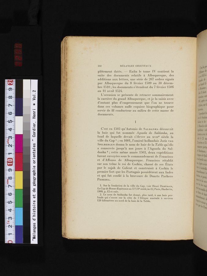 Mélanges d'Histoire et de Géographie Orientales : vol.2 / 240 ページ（カラー画像）