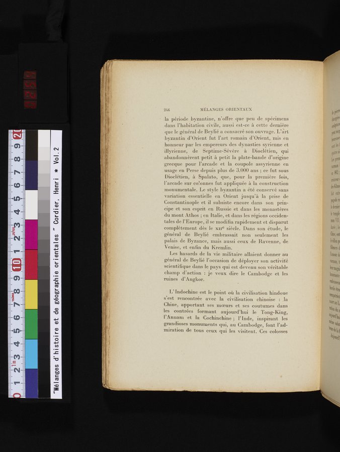 Mélanges d'Histoire et de Géographie Orientales : vol.2 / 254 ページ（カラー画像）