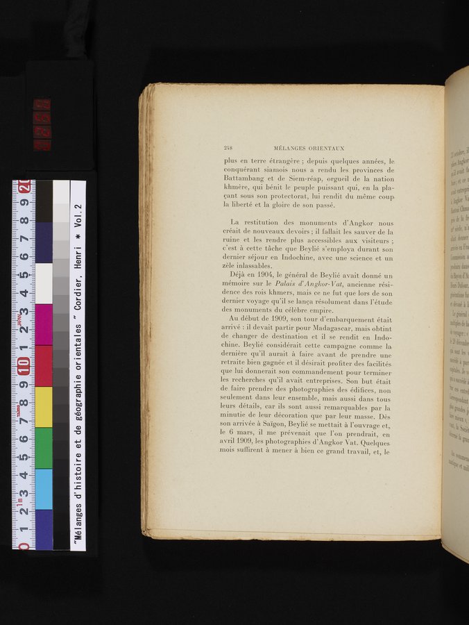 Mélanges d'Histoire et de Géographie Orientales : vol.2 / 256 ページ（カラー画像）