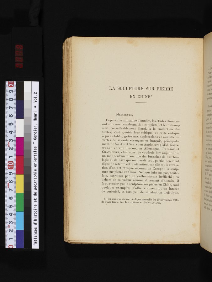 Mélanges d'Histoire et de Géographie Orientales : vol.2 / 278 ページ（カラー画像）