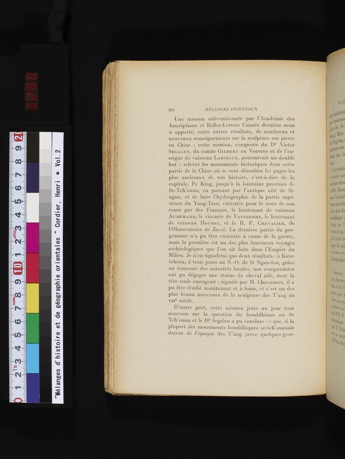 Mélanges d'Histoire et de Géographie Orientales : vol.2 / 290 ページ（カラー画像）