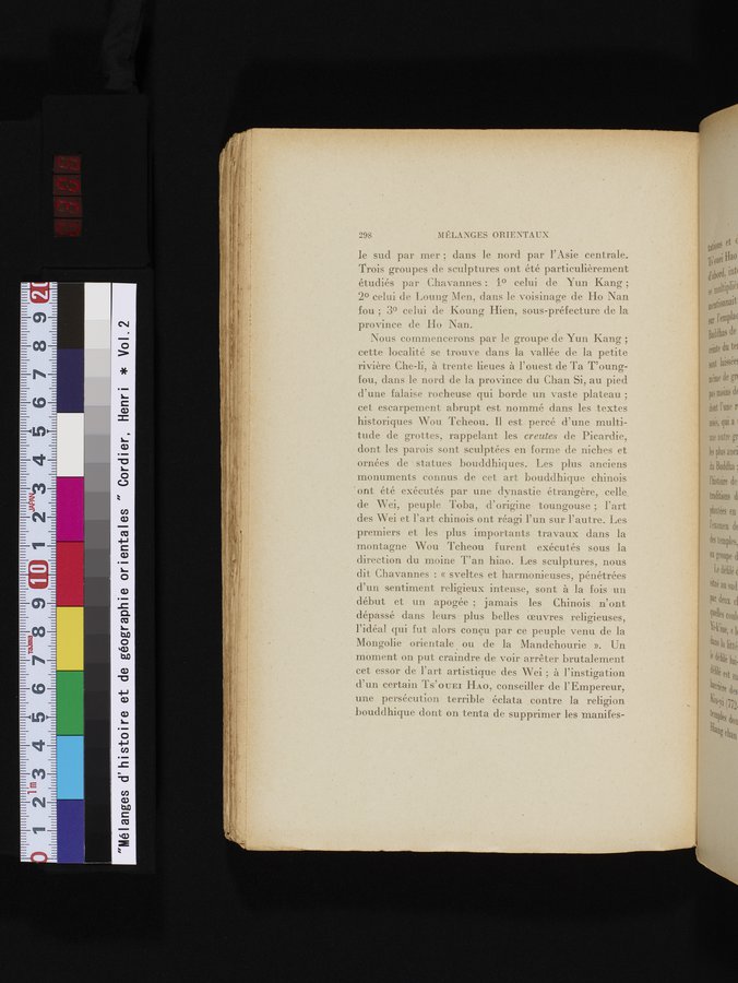 Mélanges d'Histoire et de Géographie Orientales : vol.2 / 306 ページ（カラー画像）