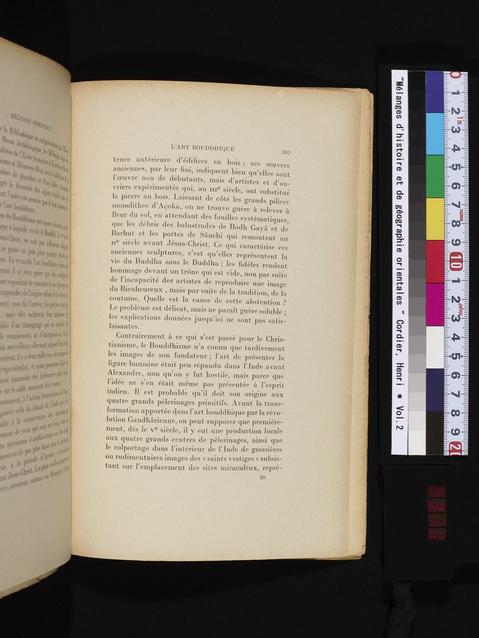 Mélanges d'Histoire et de Géographie Orientales : vol.2 / 313 ページ（カラー画像）
