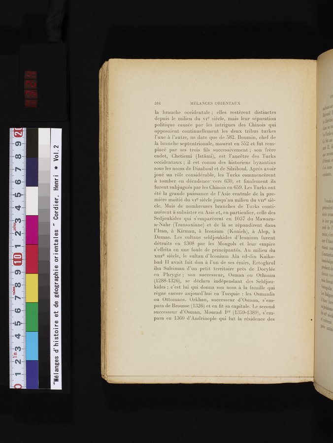 Mélanges d'Histoire et de Géographie Orientales : vol.2 / 324 ページ（カラー画像）