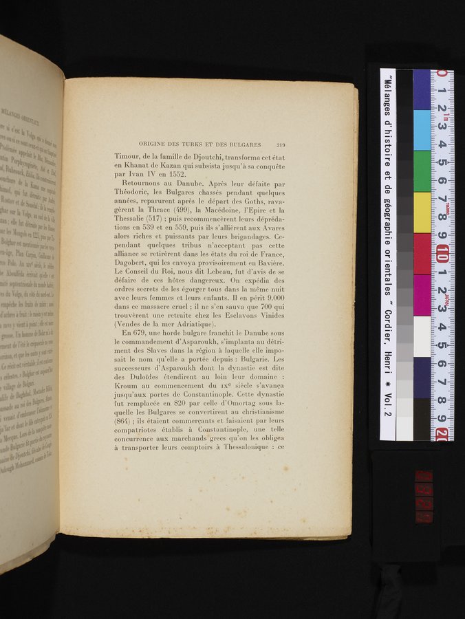 Mélanges d'Histoire et de Géographie Orientales : vol.2 / 327 ページ（カラー画像）