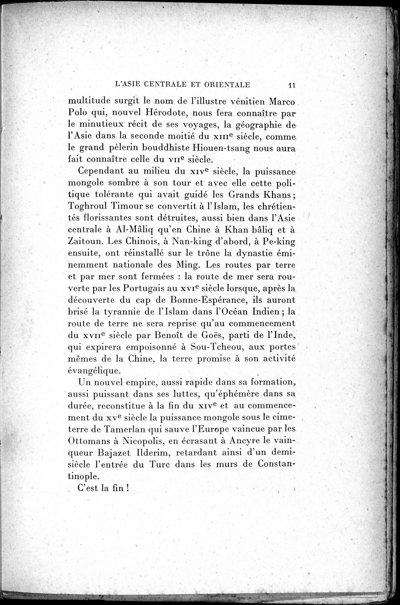 Mélanges d'Histoire et de Géographie Orientales : vol.2 / 19 ページ（白黒高解像度画像）