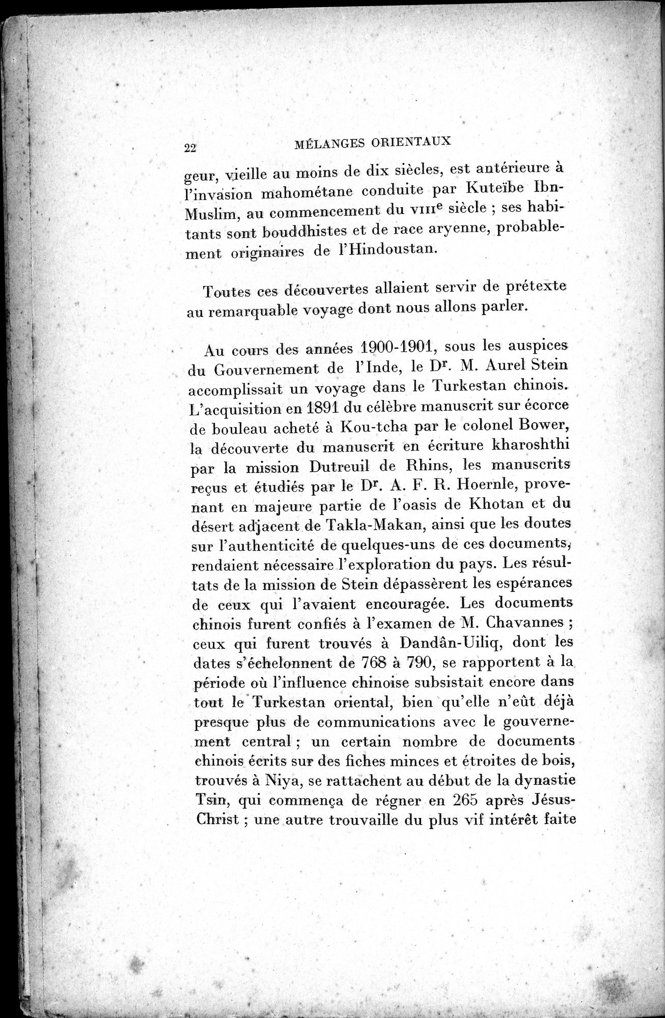 Mélanges d'Histoire et de Géographie Orientales : vol.2 / 30 ページ（白黒高解像度画像）