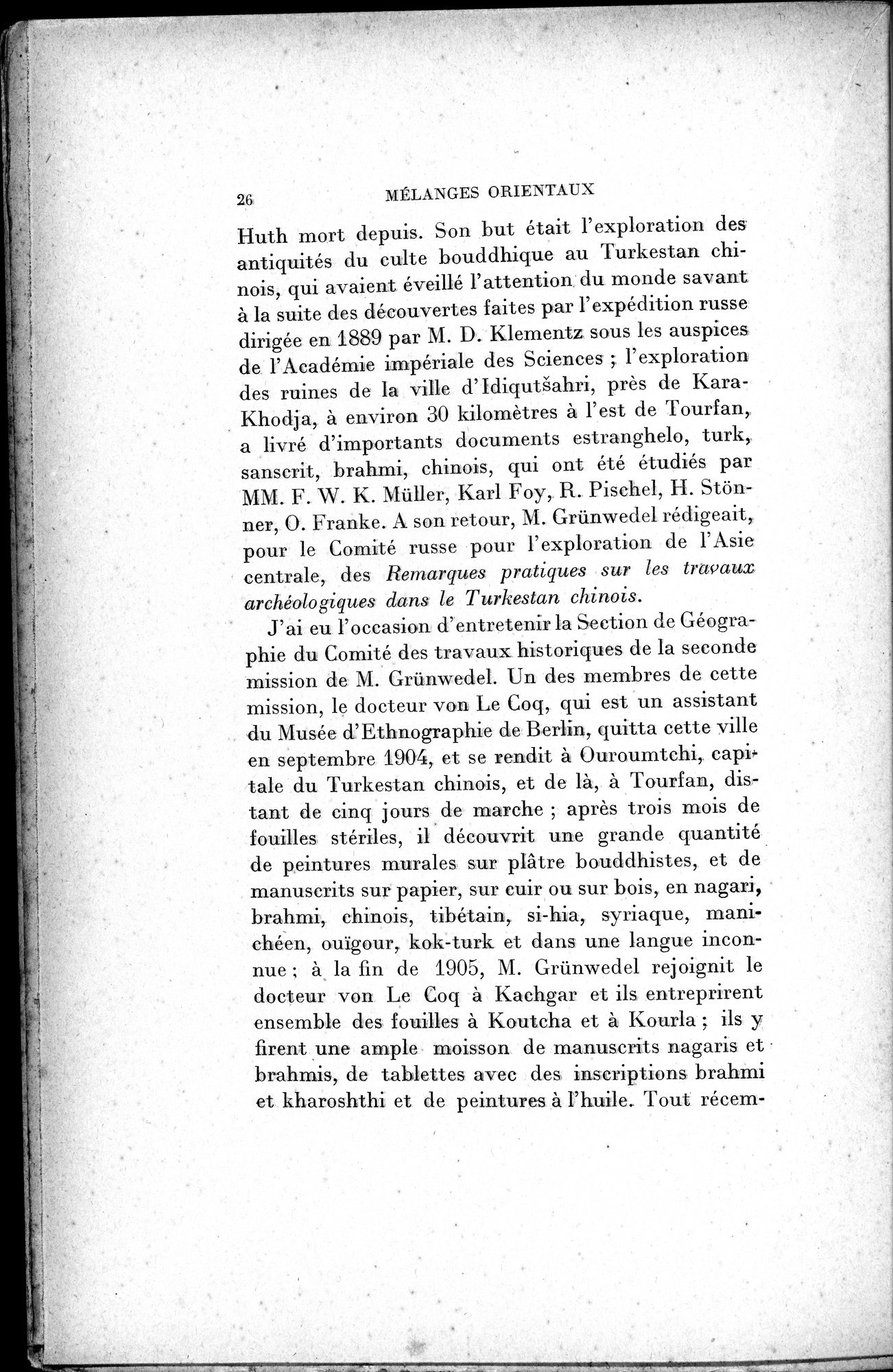 Mélanges d'Histoire et de Géographie Orientales : vol.2 / 34 ページ（白黒高解像度画像）