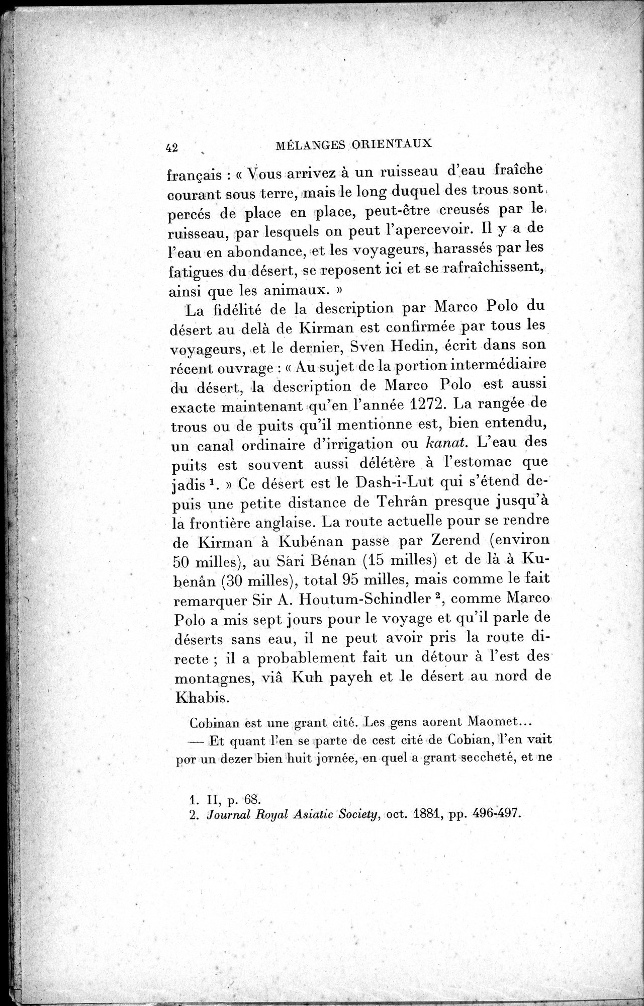 Mélanges d'Histoire et de Géographie Orientales : vol.2 / 50 ページ（白黒高解像度画像）