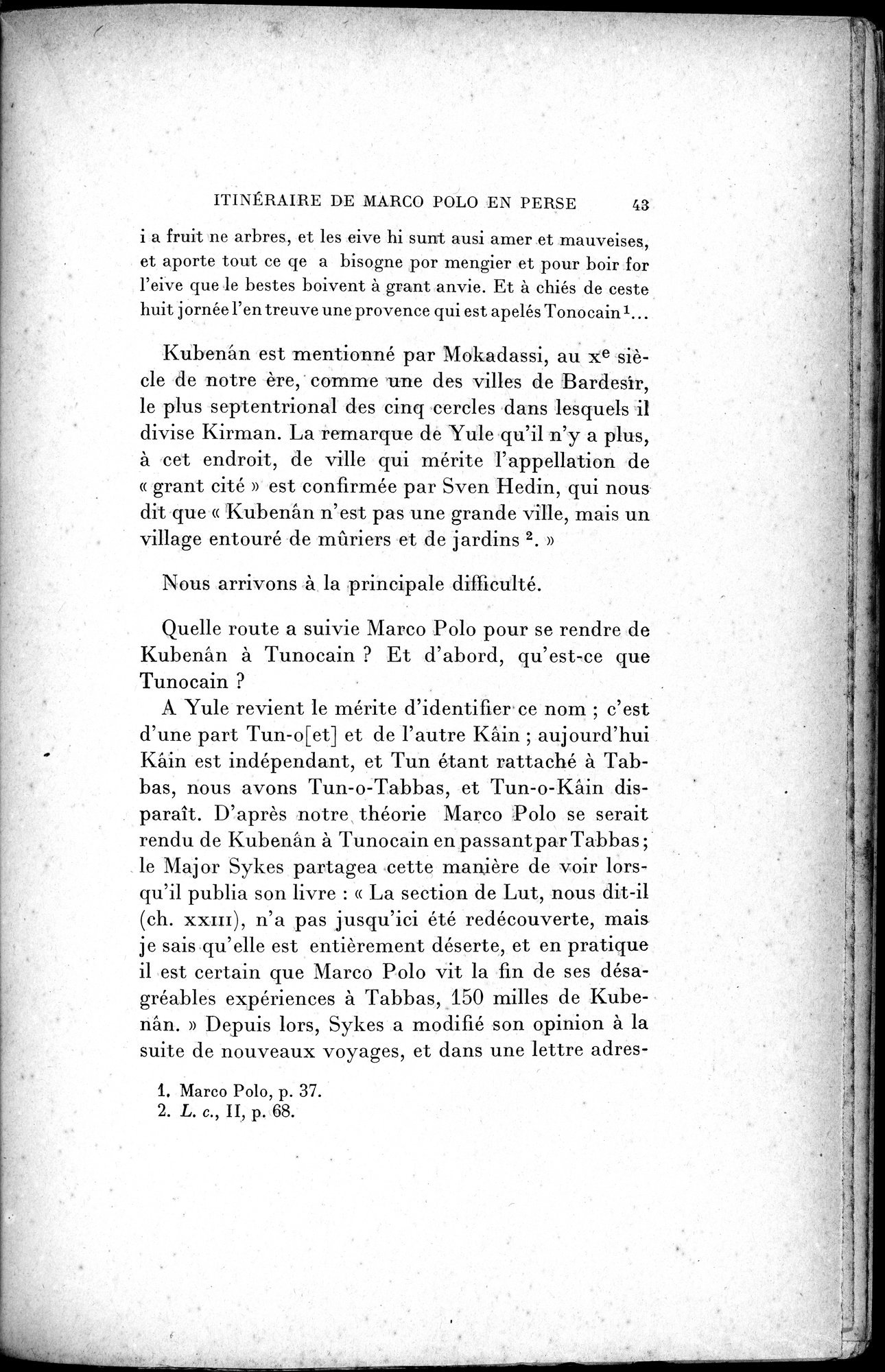 Mélanges d'Histoire et de Géographie Orientales : vol.2 / Page 51 (Grayscale High Resolution Image)