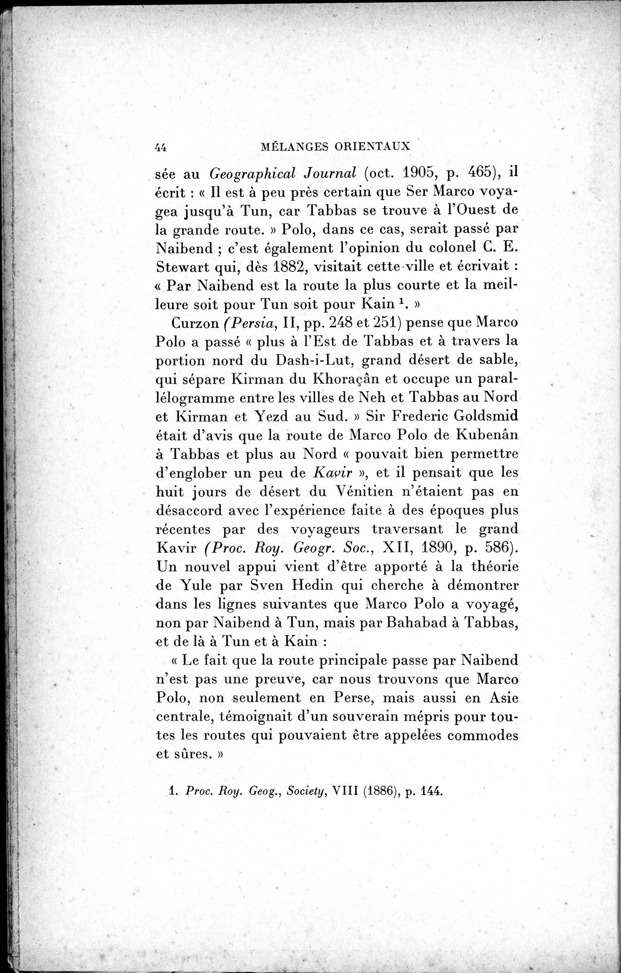 Mélanges d'Histoire et de Géographie Orientales : vol.2 / 52 ページ（白黒高解像度画像）