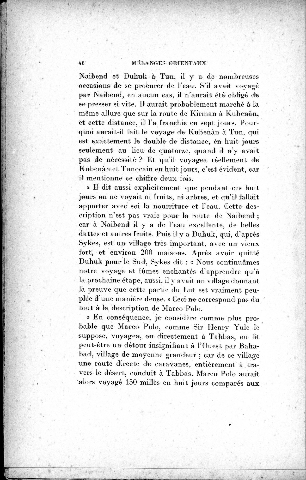 Mélanges d'Histoire et de Géographie Orientales : vol.2 / 54 ページ（白黒高解像度画像）