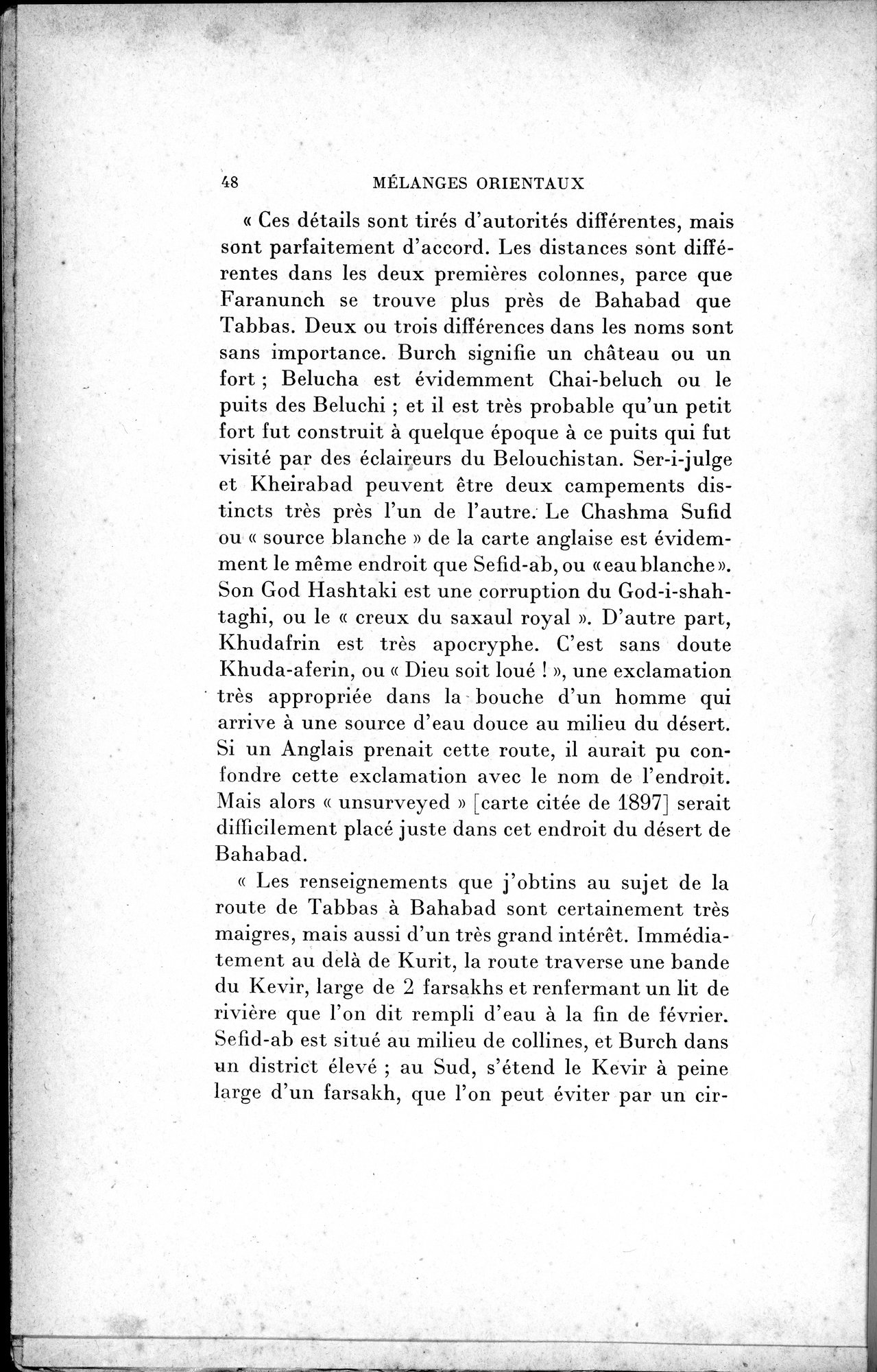 Mélanges d'Histoire et de Géographie Orientales : vol.2 / 56 ページ（白黒高解像度画像）