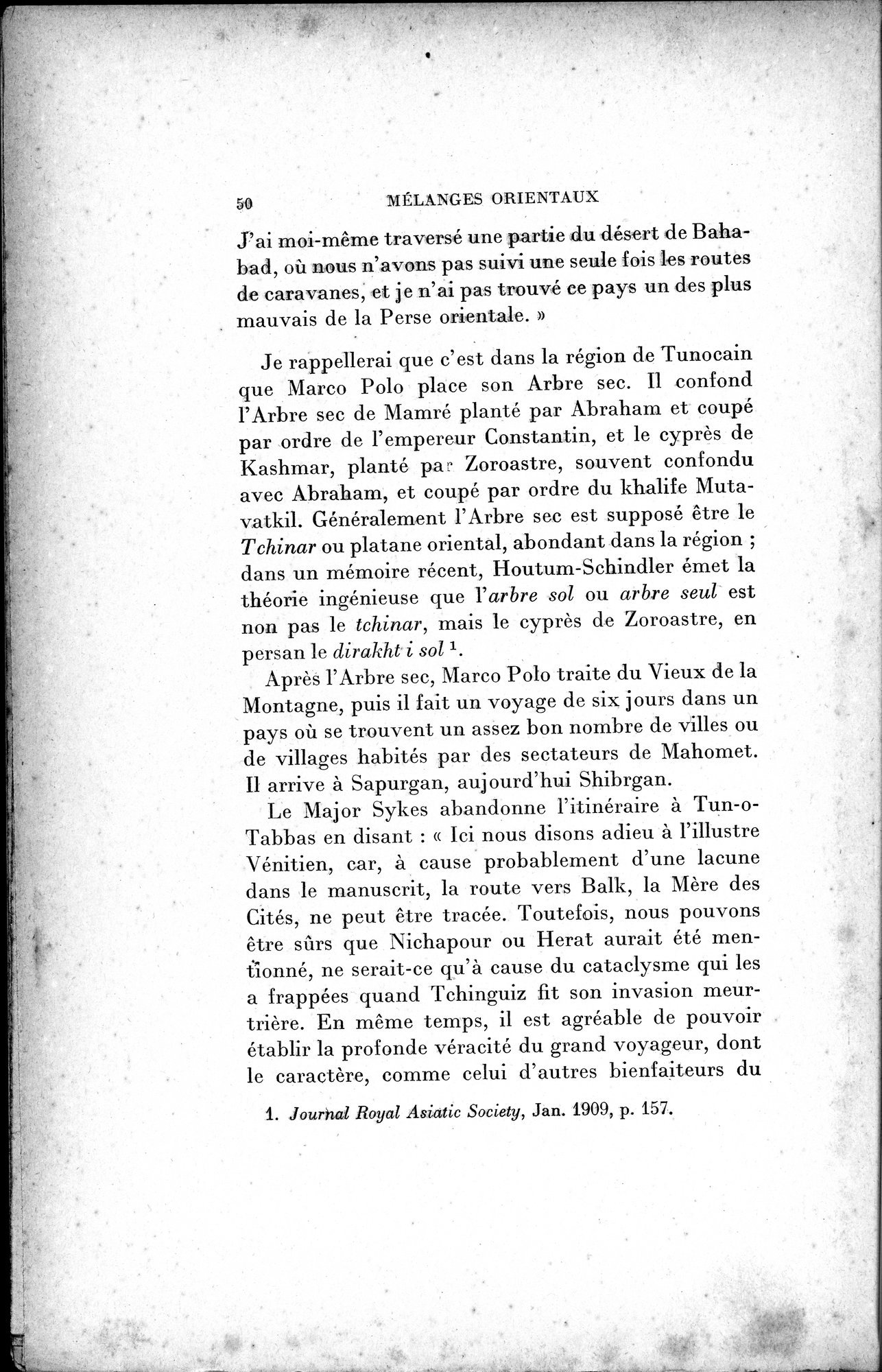 Mélanges d'Histoire et de Géographie Orientales : vol.2 / 58 ページ（白黒高解像度画像）