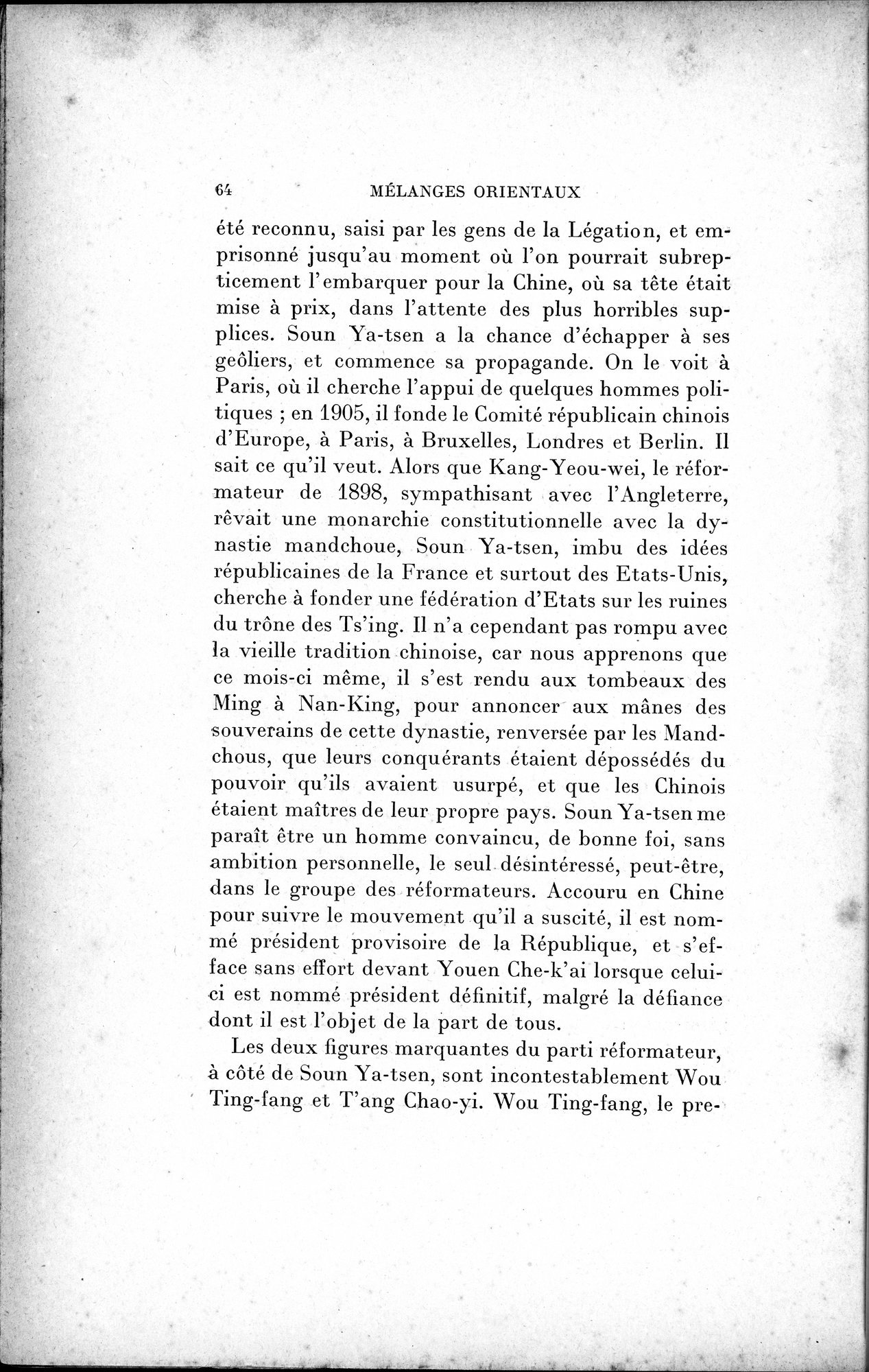 Mélanges d'Histoire et de Géographie Orientales : vol.2 / 72 ページ（白黒高解像度画像）