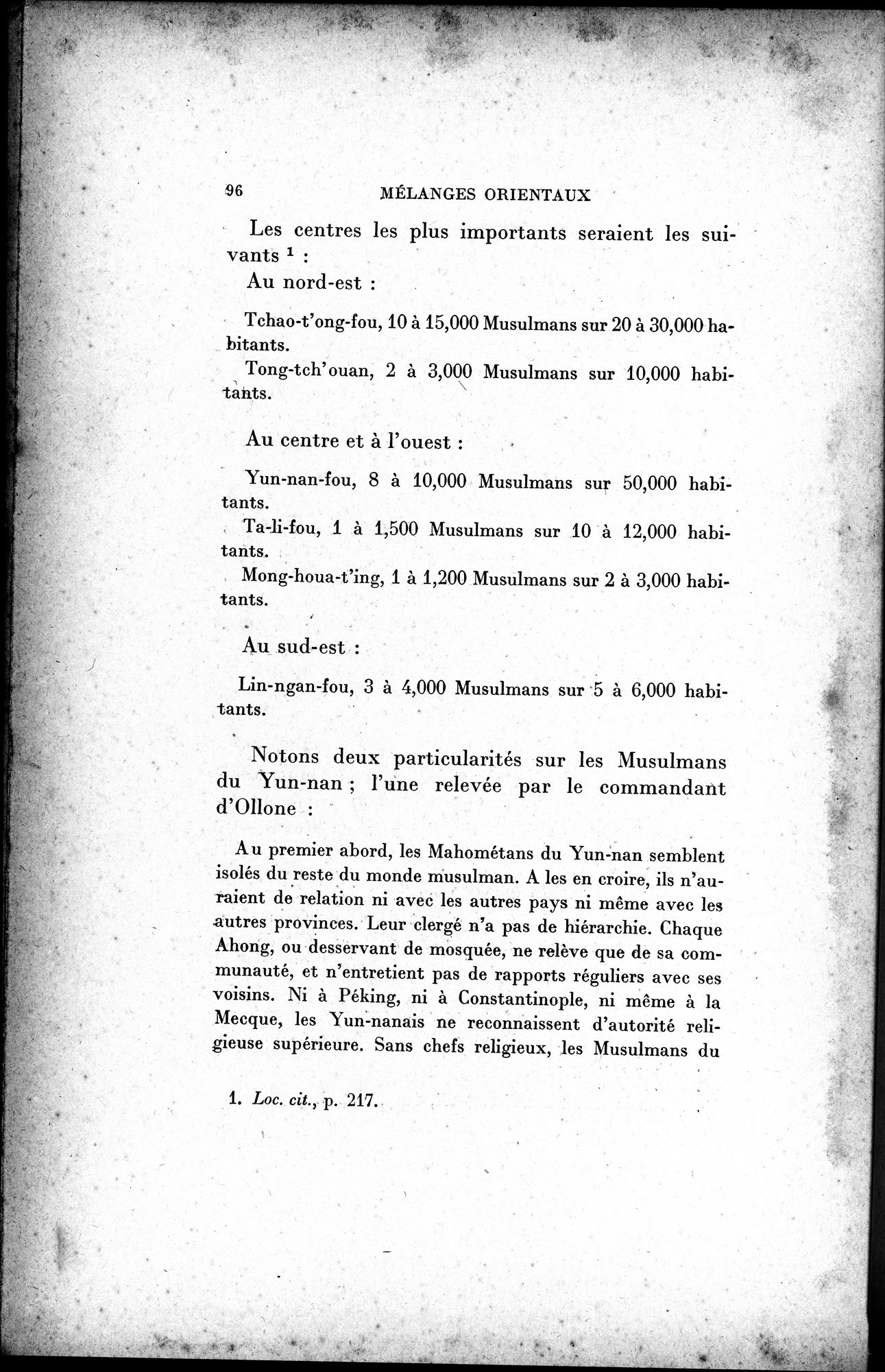 Mélanges d'Histoire et de Géographie Orientales : vol.2 / 104 ページ（白黒高解像度画像）