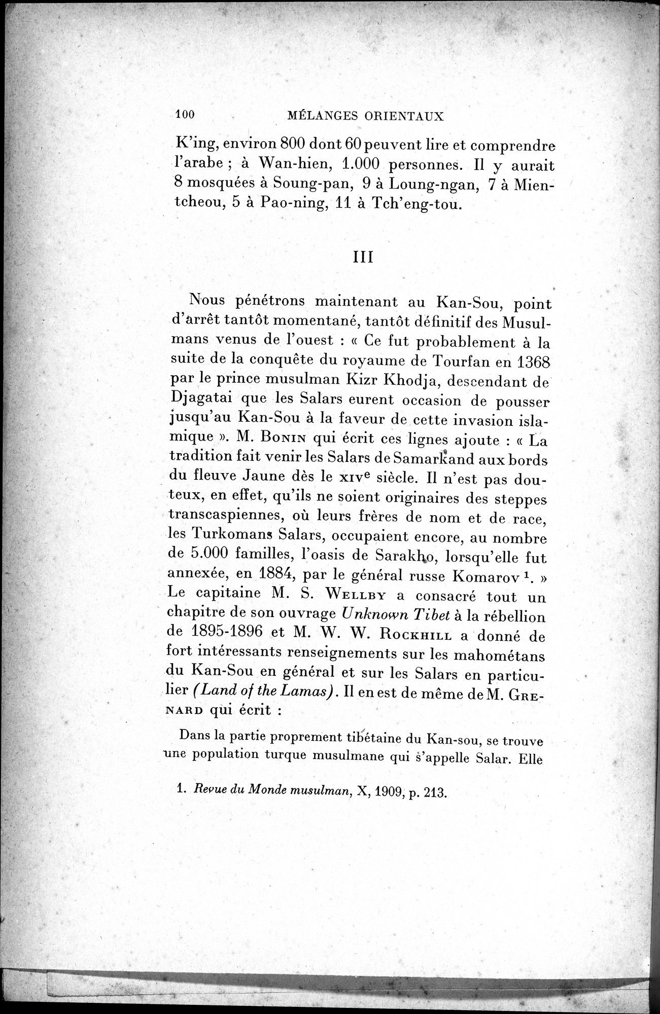 Mélanges d'Histoire et de Géographie Orientales : vol.2 / 108 ページ（白黒高解像度画像）