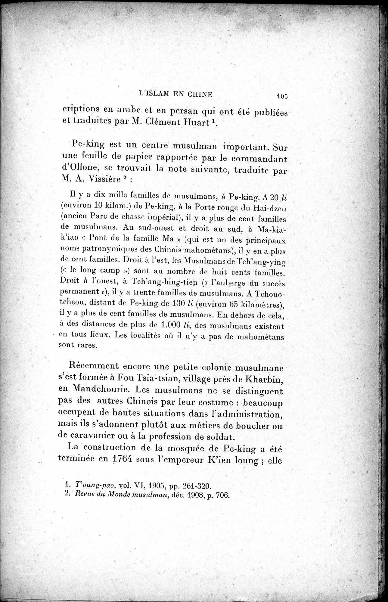 Mélanges d'Histoire et de Géographie Orientales : vol.2 / 113 ページ（白黒高解像度画像）