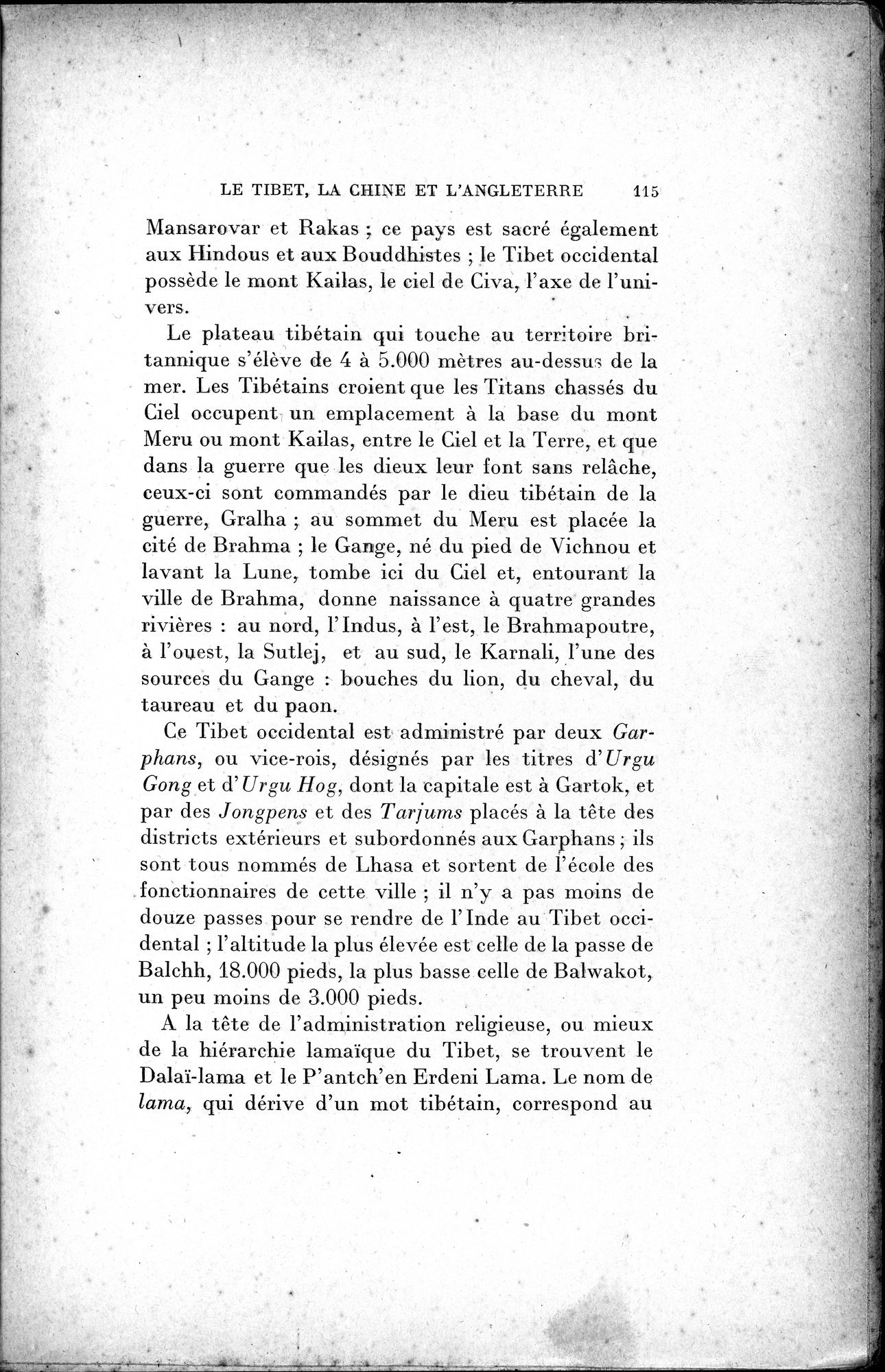 Mélanges d'Histoire et de Géographie Orientales : vol.2 / 123 ページ（白黒高解像度画像）