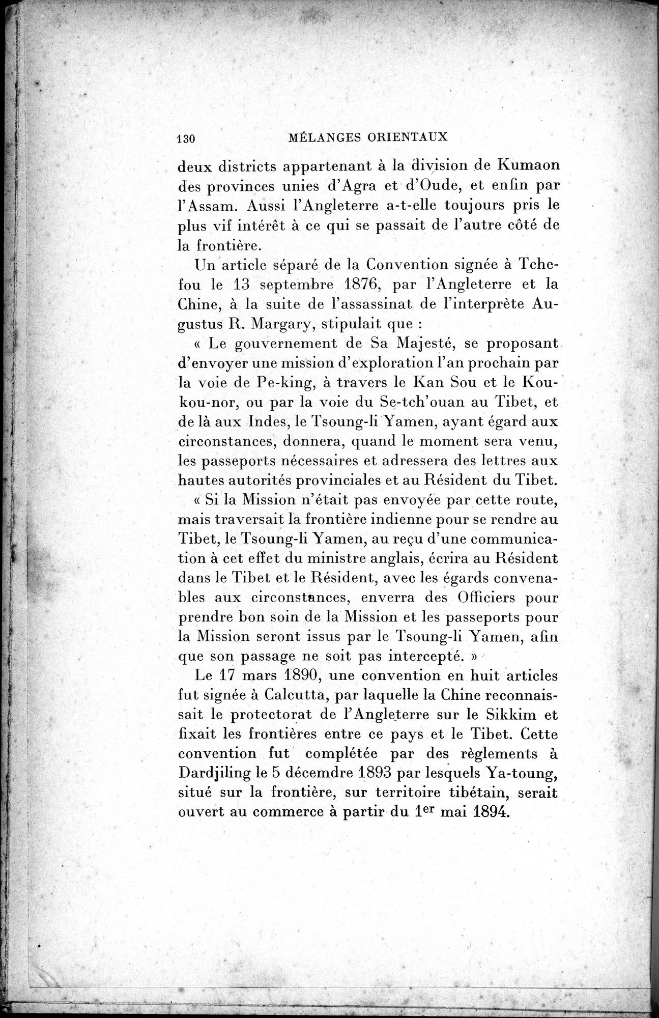 Mélanges d'Histoire et de Géographie Orientales : vol.2 / 138 ページ（白黒高解像度画像）