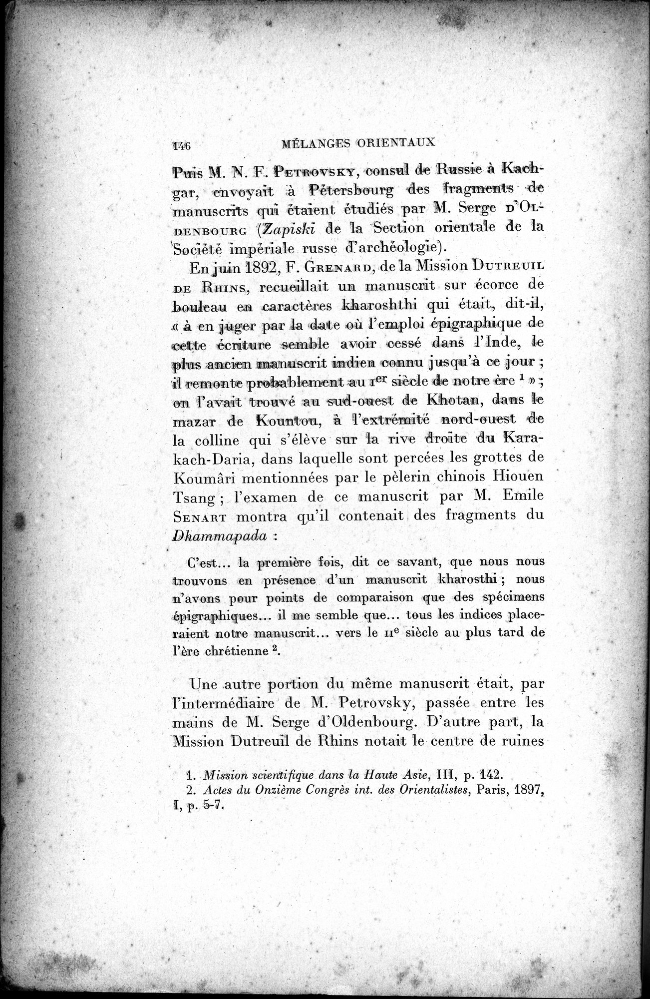 Mélanges d'Histoire et de Géographie Orientales : vol.2 / 154 ページ（白黒高解像度画像）