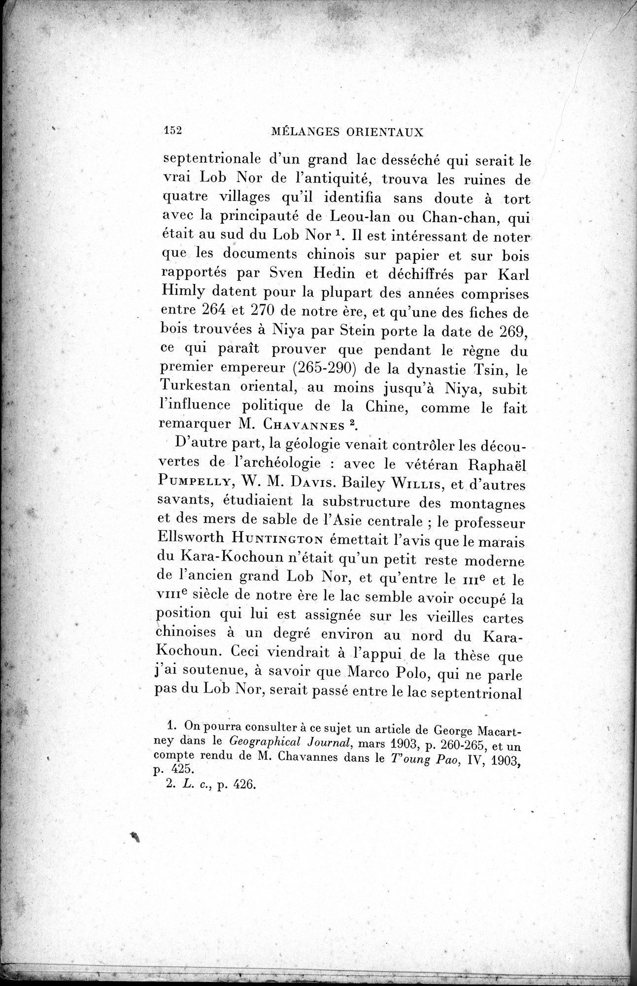 Mélanges d'Histoire et de Géographie Orientales : vol.2 / 160 ページ（白黒高解像度画像）