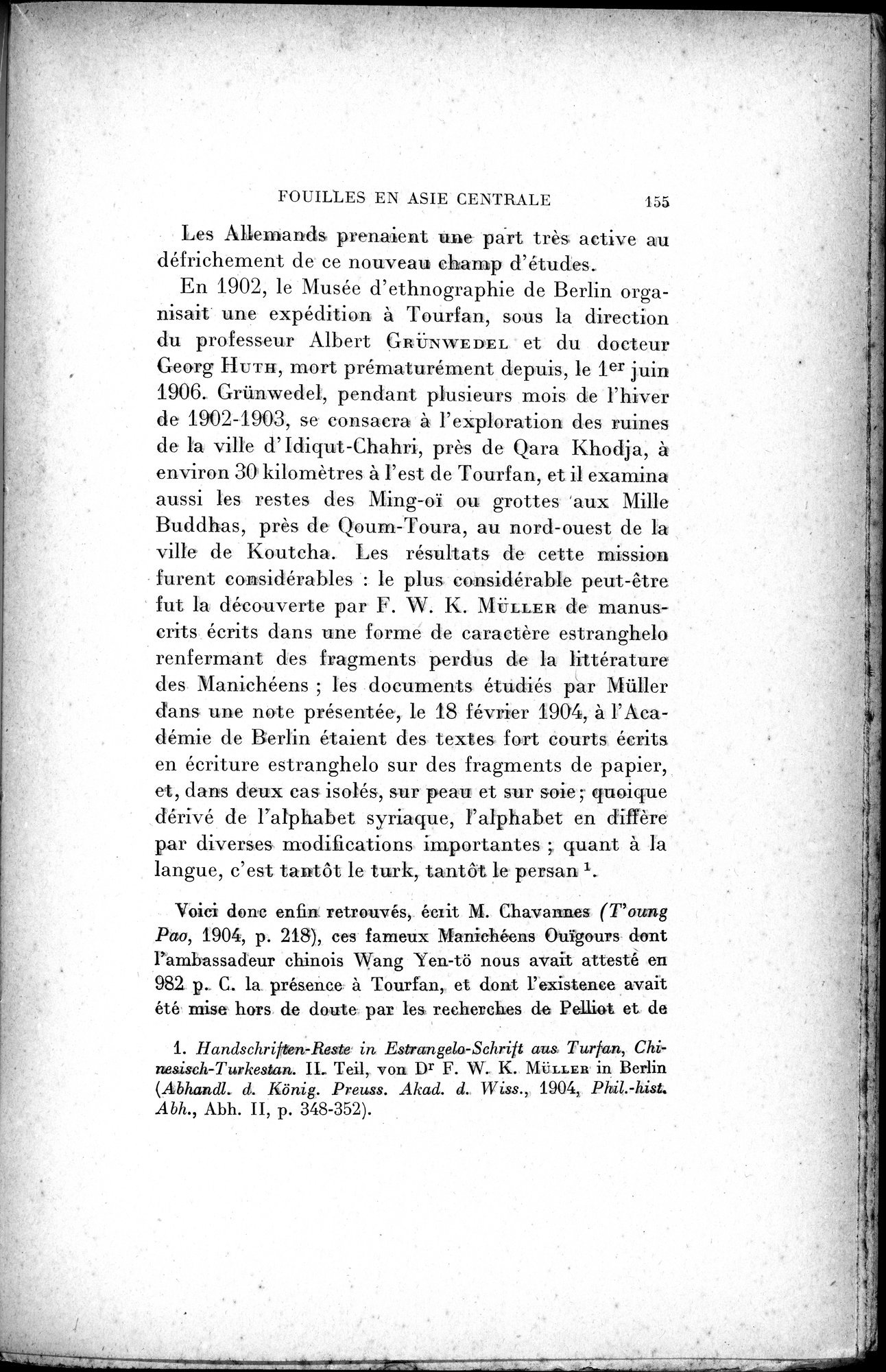 Mélanges d'Histoire et de Géographie Orientales : vol.2 / 163 ページ（白黒高解像度画像）