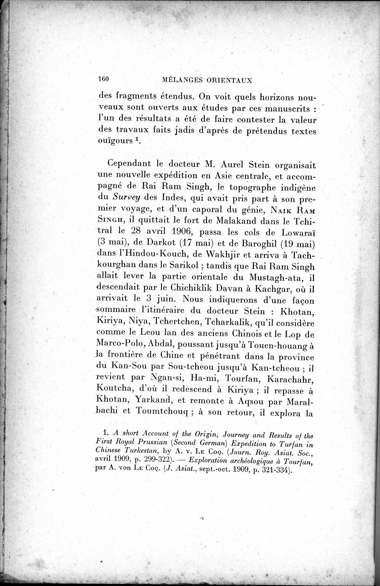 Mélanges d'Histoire et de Géographie Orientales : vol.2 / 168 ページ（白黒高解像度画像）