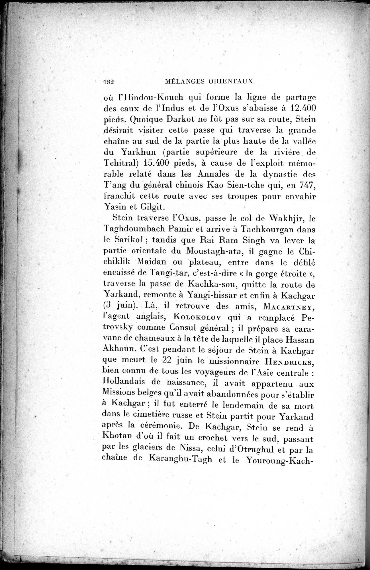 Mélanges d'Histoire et de Géographie Orientales : vol.2 / 190 ページ（白黒高解像度画像）